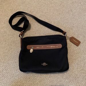 Black coach crossbody bag
